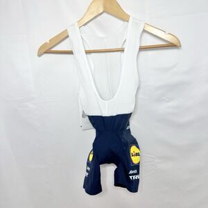 Santini LIDL TREK Kids Cycling Circuit Bib Shorts Youth 5 5Y Padded Blue NEW